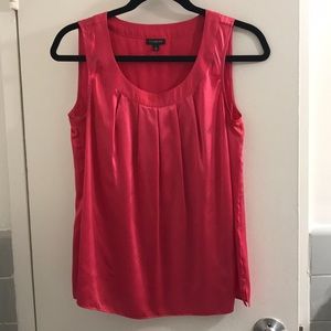 Talbots pink silk blouse 2